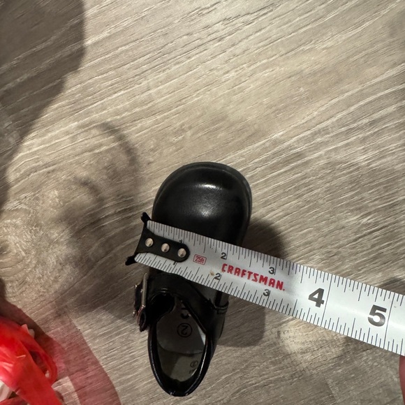 Circo Toddler 2 Girls Black Mary Jane Dress Shoes with Strap and Rounded Toe - Picture 7 of 7